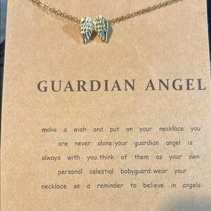 Guardian Angel Gold Necklace